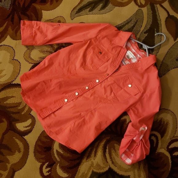 Christopher & Banks Tops - Christopher & Banks peachy pink Blouse Size Small